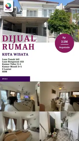 Dijual rumah siap huni di kota wisata cibubur