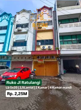 dijual ruko jl ratulangi kompleks