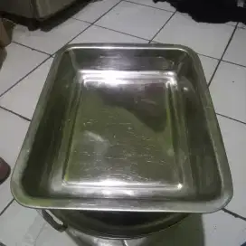 Nampan stainless tebal