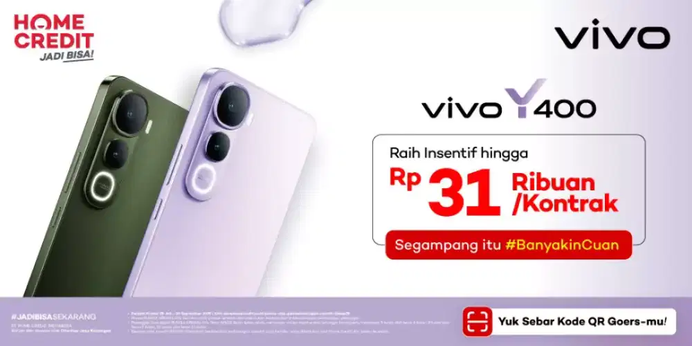 Vivo y400!! Yuk ajukan Home Credit!