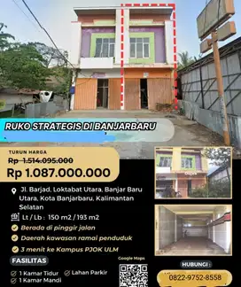 jual murah ruko