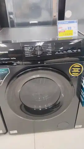 Mesin cuci Hisense 10,5KG cicilan tanpa DP indodana paylater