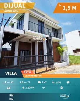 Villa Modern+Kolam Renang Di Lembah Metro Kota Batu