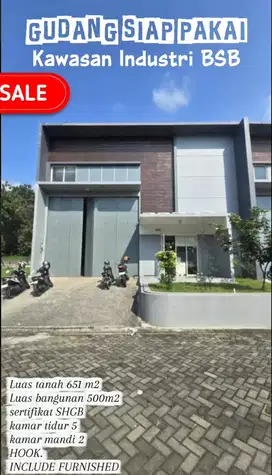 GUDANG KANTOR MESS DINKAWASAN INDUSTRI BSB CITY SEMARANG
