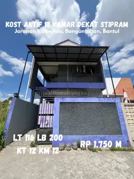 Kost semi Ekslussif 12 kamar dekat STIPRAM Kotagede
