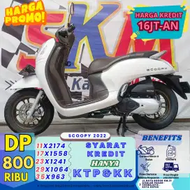 DP 800rb bawa pulang scoopy 2022 keyless