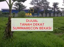 DIJUAL CEPAT TANAH NEMPEL SUMMARECON BEKASI