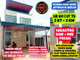 Rumah Siap Huni Dekat LRT Jatimulya Bekasi Timur KPR Non Bank SHM IMB