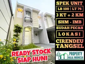 Rumah Cantik Siap Huni Cirendeu Tangsel Dekat JakSel - SHM IMB Pecah