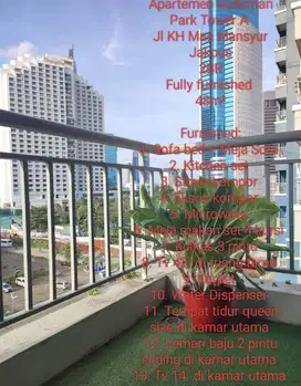 Dijual Apartemen Sudirman Park