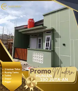RUMAH MURAH 2 KAMAR SIAP HUNI MULAI DARI 185 JUTAAN