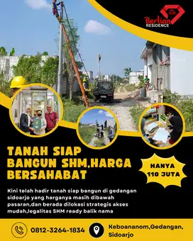 tanah murah SHM siap bangun