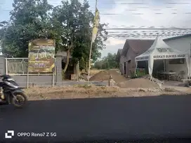 Kavling lahan kering siap bangun lokasi nol jalan propinsi