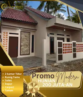RUMAH MURAH 2 KAMAR AKSES STRATEGIS HANYA 250 JUTAAN