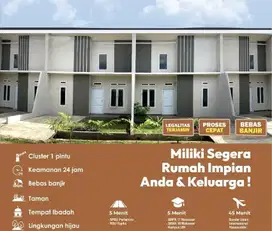 RUMAH BARU SIAP HUNI CLUSTER GRIYA ANTANG DEKAT SATU SAMA HERTASNING
