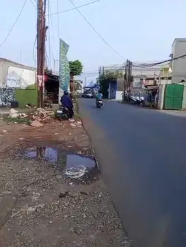 Sewa Lahan Bantar Gebang Bekasi Timur luas 2000m tanah padat shm