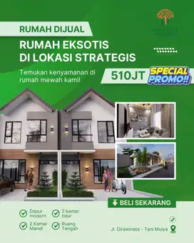 Hanya Booking 5 jt Dapet Rumah 2 Lantai dekat Kota Cimahi