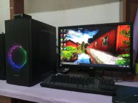 Pc fullset (intel core i5 + ram 8gb + ssd 240gb + monitor 19inch)