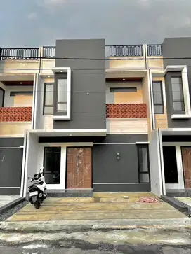 Jual rumah murah rooftop Dekat gt dan UI depok