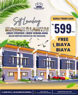 RUMAH 2 LANTAI DALAM KOTA MAKASSAR DEKAT UNM MAKASSAR