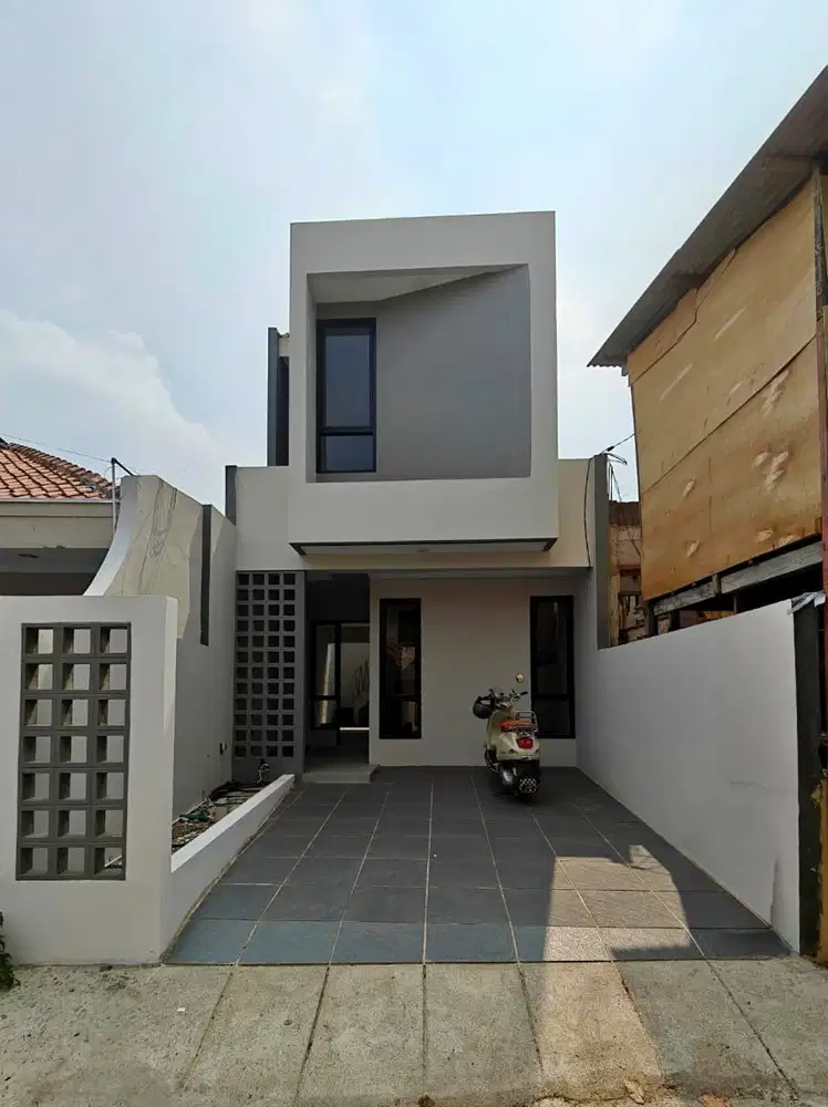 Rumah Baru Modern Minimalis Siap Huni Kayu Putih Rawamangun Jakarta Ti