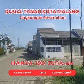 Investasi Tanah Malang Kota Harga Murah Kawasan Perumahan