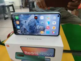 Redmi Note 9 Ram 6/128 gb semua normal lengkap