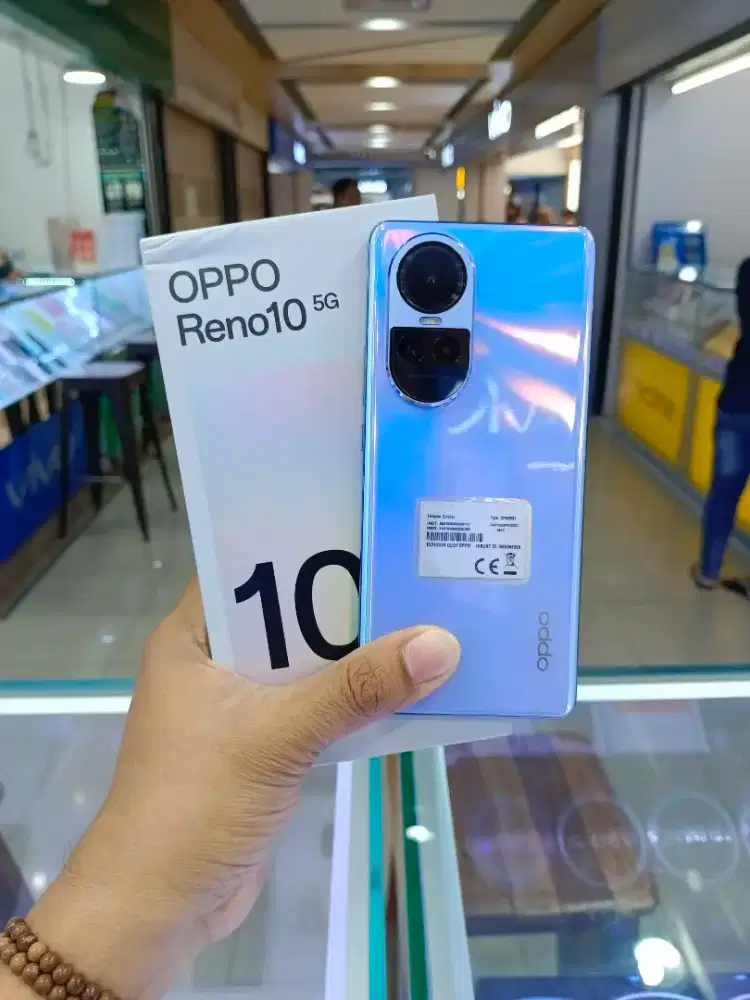 Oppo Reno 10 5G 8/256 Super Duper Like New 100% Resmi Oppi Indonesia