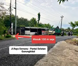 Dijual tanah murah subur di Candirejo Semanu Gunung Kidul
