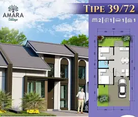 Rumah Modern Minimalis Amara Village Tipe 39/72 – Nyaman untuk Keluarg