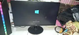 monitor komputer 24inc hdmi frameles 100hz mulus