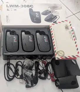 LENSGO 308C Wireless 2 transmit 1 receive mixer ke hp live streaming