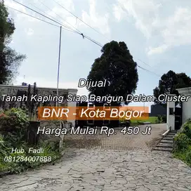 Dijual Tanah Kavling siap bangun di dalam Cluster Mewah