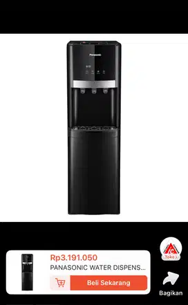 PANASONIC  WATER DISPENSER WARNA ROYAL BLACK