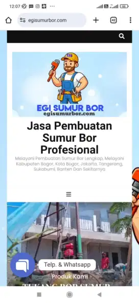 Jasa sumur bor air