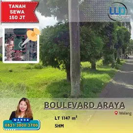 Disewakan Tanah Boulevard Araya Malang