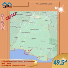 DIJUAL KAVLING/TANAH BUKIT CIHARA Panyaungan Lebak Banten - DO&SS