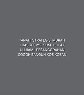 TANAH MURAH COCOK BANGUN KOSAN DI PESANGGRAHAN JAKARTA SELATAN