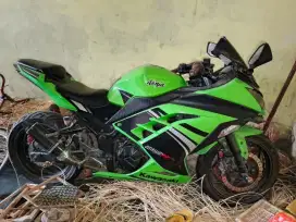 ninja 250 fi 2014 lengkap kondisi mati