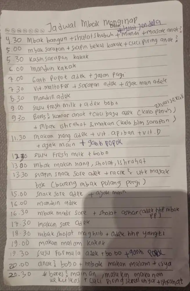 Dicari PRT ART momongatau babysitter area jagakarsa sekitarnya