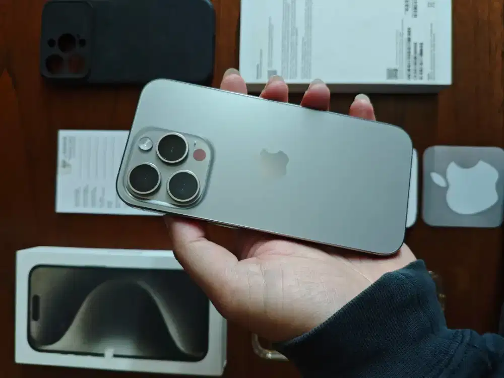 iPhone 15 Pro Natural Titanium Resmi iBox/Digimap