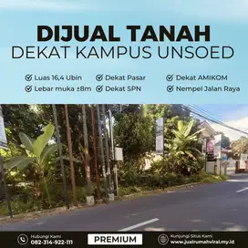 JUAL TANAH DI PURWOKERTO DEKAT UNSOED