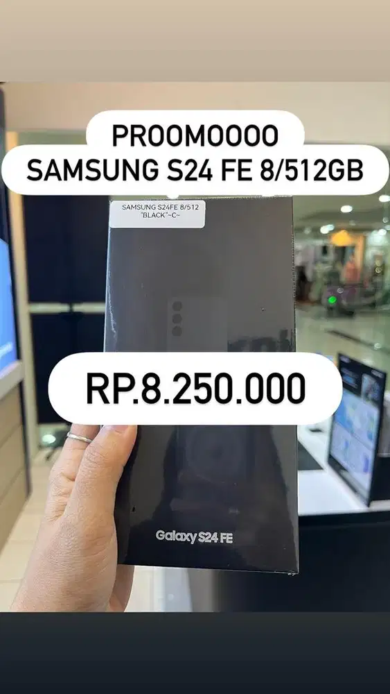 SAMSUNG S24 FE RAM 8/512GB GARANSI RESMI SAMSUNG SEIN 1 TAHUN