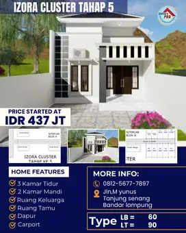 RUMAH CLUSTER TERMURAH DI TENGAH PUSAT KOTA