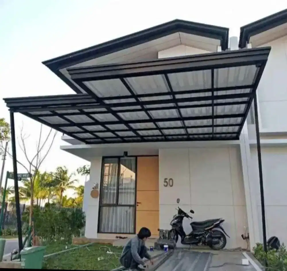 Kanopi atap alderon rs