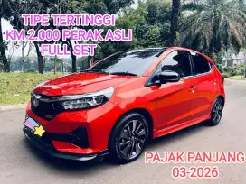 HARGA CASH KM 2.000 JUAL MURAH AJA HONDA BRIO RS 2024 TIPE TERTINGGI