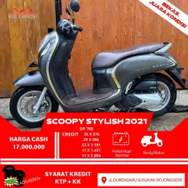 SCOOPY 2021 KEYLESS CREDIT DP MURAH ANGSURAN RINGAN