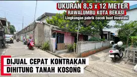 Dijual Rumah Kontrakan Hitung Tanah Kosong 100 M2