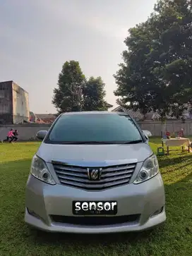 Toyota Alphard tipe G 2.4 AT 2011 Silver