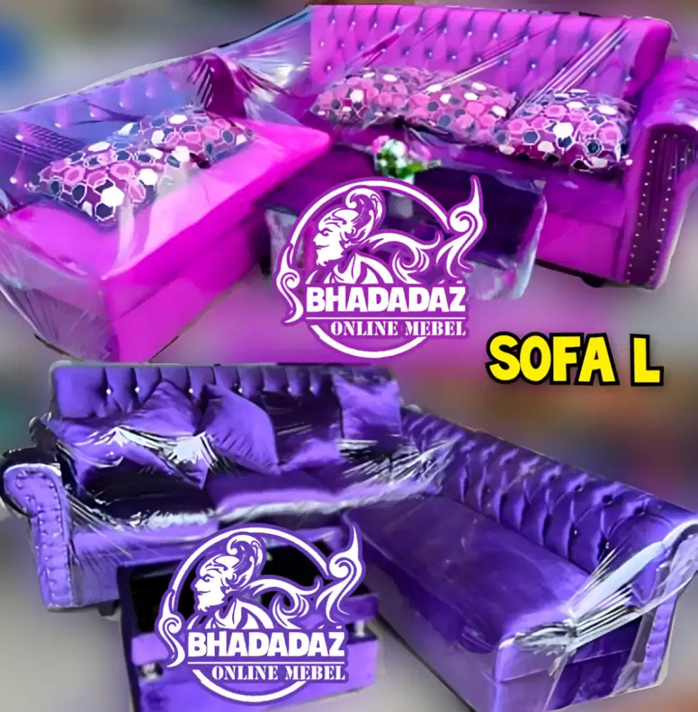 Sofa L Sudut Minimalis Ruang Tamu
